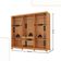 Guarda Roupa Casal Connor Mdf 3 Portas 4 Gavetas Com Espelho Naturalle/off White