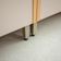Balcão 1 Porta 1 Gaveta Allure Linea Brasil 80cm Mdf Jequitiba/gris Fosco
