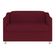 Sofá Namoradeira 2 Lugares Tilla Sala De Espera – Balaqui Decor Cor:marsala