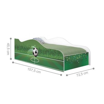 Mini Cama Fun Futebol Infantil Com Colchão