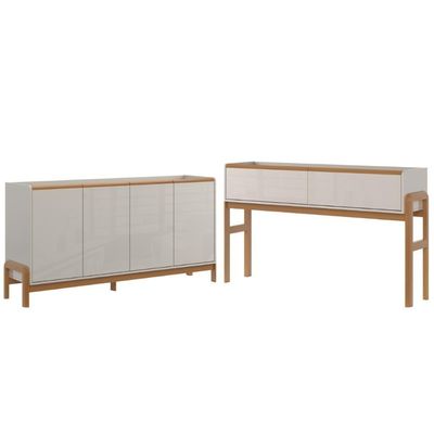 Aparador Buffet Franca Off White-jequitiba