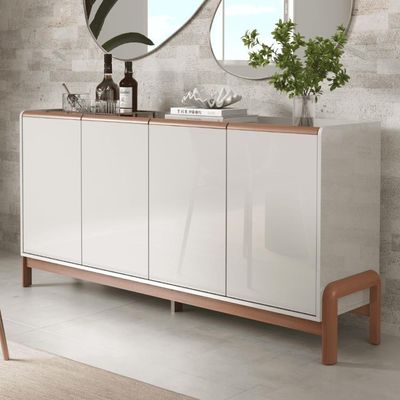 Aparador Buffet Franca Off White-jequitiba