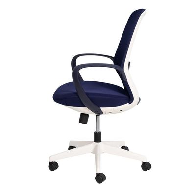 Cadeira De Escritório Oceano Diretor Tela Mesh Azul Marinho