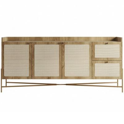 Balcão Buffet 183cm Com Pés De Metálicos Oslo - Hanover