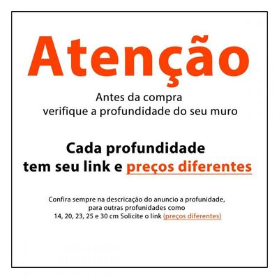 Caixa De Correio Carta Frente Preta C Tarja Pastilha Pedra