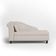 Recamier Diva França 1,60m Suede Bege - Inova Decor
