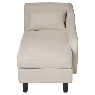 Recamier Diva França 1,60m Suede Bege - Inova Decor
