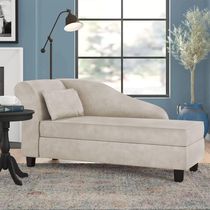 Recamier Diva França 1,60m Suede Bege - Inova Decor