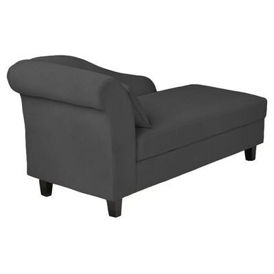 Recamier Diva França 1,40m Suede Grafite - Inova Decor
