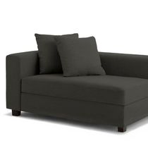 Recamier Divã Aspen 1,60m Linho Preto - Inova Decorações