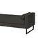 Recamier Berlim Base Metal 1,20m Veludo Preto - Inova Decorações