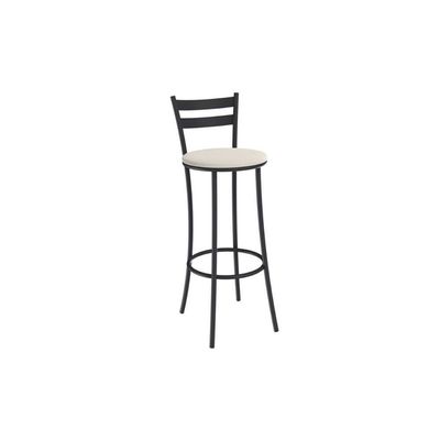 Banqueta Cozinha Jade 1b699prf Aço 1 Un Preto/corano Bege - Kappesberg