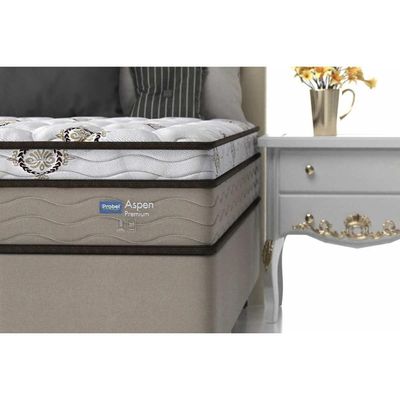 Colchão King Molas Ensacadas Masterpocket Aspen Premium Euro Pillow (193x203x26) - Probel