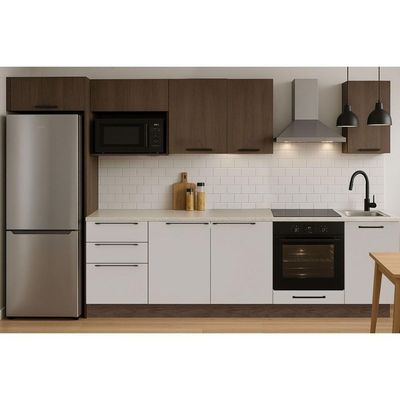 Balcão Cozinha Modulado Amsterdam Ph 3146 C/ 2 Portas E 3 Gavetas S/ Tampo 120cm Avela/off White Herval