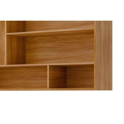 Armário Aéreo Cozinha Modulado Celeste C/ 2 Portas 120cm Cinamomo/off White - Mgm