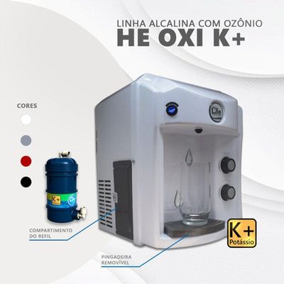 Purificador Água Super Alcalina Ionizada Ozônio E Potássio 220V