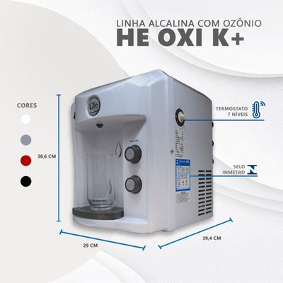 Purificador Água Super Alcalina Ionizada Ozônio E Potássio 220V