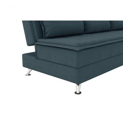 Sofá Cama Casal Luma 1,90m Petróleo - Xflex Sofás