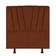 Cabeceira Estofada Cama Box Solteiro 100 Cm Ariel Veludo terracota