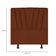 Cabeceira Estofada Cama Box Solteiro 100 Cm Ariel Veludo terracota