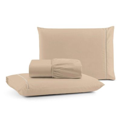 Kit Jogo De Cama Lençol Mirante Queen 3 Peças Com 4 Un. Cores 1 - 100% Algodão