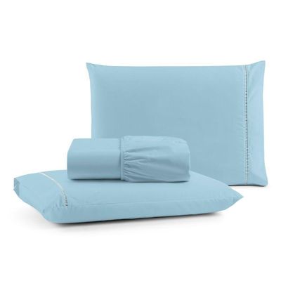 Kit Jogo De Cama Lençol Mirante Queen 3 Peças Com 4 Un. Cores 1 - 100% Algodão
