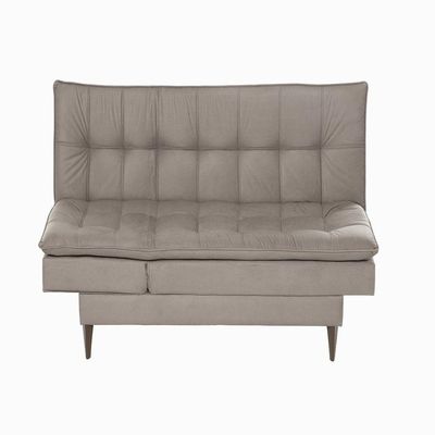 Sofá Cama Mult 3 Em Um Sofá, Cama E Chaise Linho Bege Creme