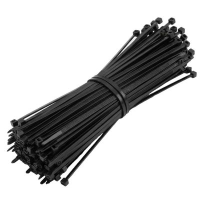 100 Un Abraçadeira De Nylon Foxlux Preto 200x2,5mm