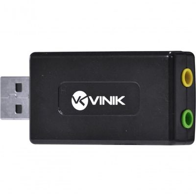 Adaptador Placa De Som Usb 7.1 Canais Virtual