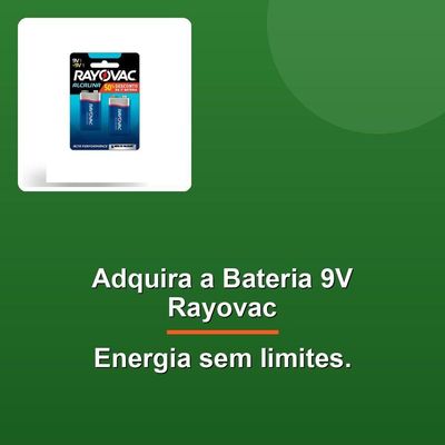 Bateria Alcalina 9v 2