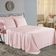 Lençol De Cima Queen Nobre 1 Peça 2,50m X 2,40m Malha 100% Algodão - Rosa