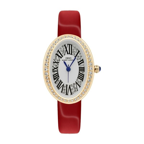 Relógio Feminino IBSO 9268 À Prova D'Água Vermelho
