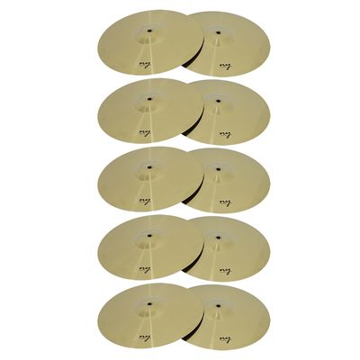 Kit 10 Pratos de Ataque para Bateria 18" Liga de Aço New York