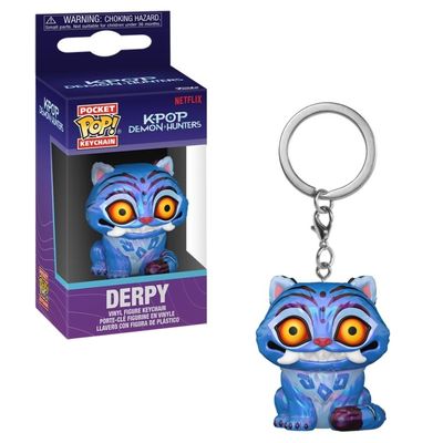 Kit Boneco Funko Pop! Guerreiras do K-Pop - Derpy + Chaveiro
