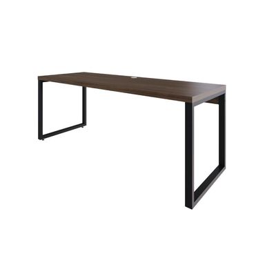 Mesa Presidente 190x70x75cm Yon - Nogueira-est.preta Nogueira-est.preta
