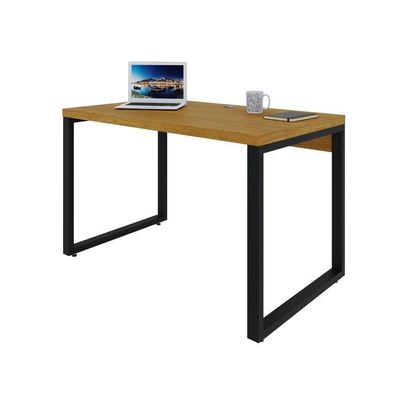 Mesa Operacional 120x70x75cm Yon - Acácia Mel-est.preta Acácia Mel-est.preta