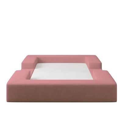 Cama Montessoriana Berço Infantil 100% Espuma Balaqui Decor Rosa