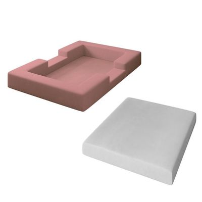 Cama Montessoriana Berço Infantil 100% Espuma Balaqui Decor Rosa