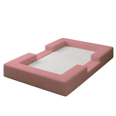 Cama Montessoriana Berço Infantil 100% Espuma Balaqui Decor Rosa