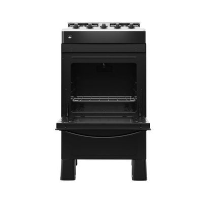 Fogão 4 Bocas A Gás Com Tampa Premium Plus Realce CR227 Preto Bivolt