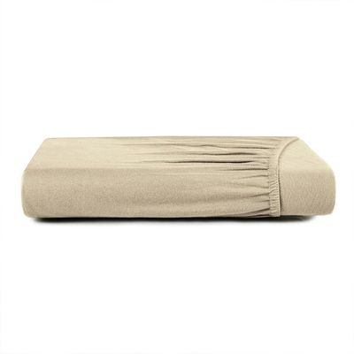 Lençol Com Elástico Casal Altenburg Cetim 300 Fios Marrom