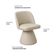 Kit 04 Cadeiras De Jantar Base Giratória Liz Corano Off White - Nexta Casa