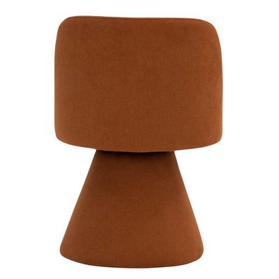 Kit 02 Cadeiras De Jantar Giratória Liz Linho Terracota - Nexta Casa
