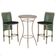 Mesa Bistro E 2 Banquetas Roma Fendi Corda Náutica 12 Verde