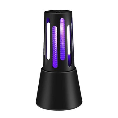 Abajur Armadilha Mata Mosquito Pernilongo Inseto Mosca Led Usb Preto