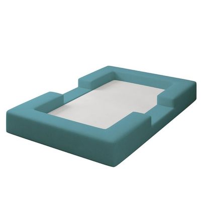 Cama Montessoriana Berço Infantil 100% Espuma Balaqui Decor Azul