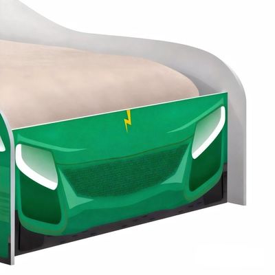 Cama Carro Infantil Raios Verde