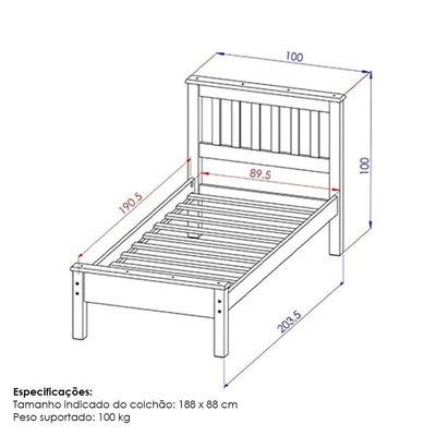 Cama De Solteiro Madeira Maciça Com Cama Auxiliar 706x715la Mell Acetinado Marjori Mel Acetinado