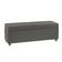 Canto Alemão Recamier Bau + Painel Madri 160cm Suede Cinza - Inova Decor