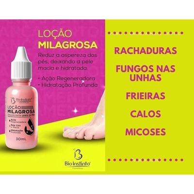Bio Instinto Loção Milagrosa - Desodorante Para Os Pés 30ml